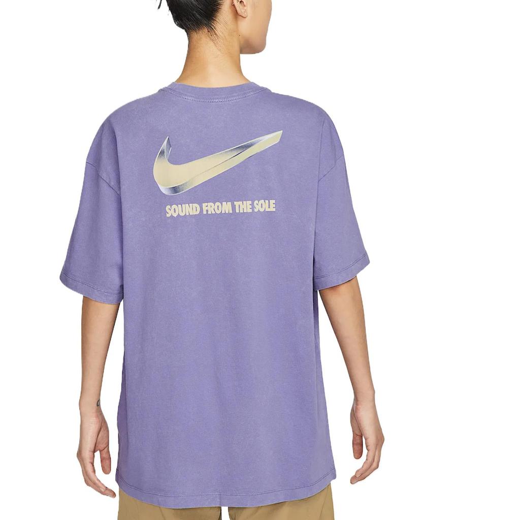 Nike Спортивная женская футболка оверсайз с коротким рукавом HF9692-527