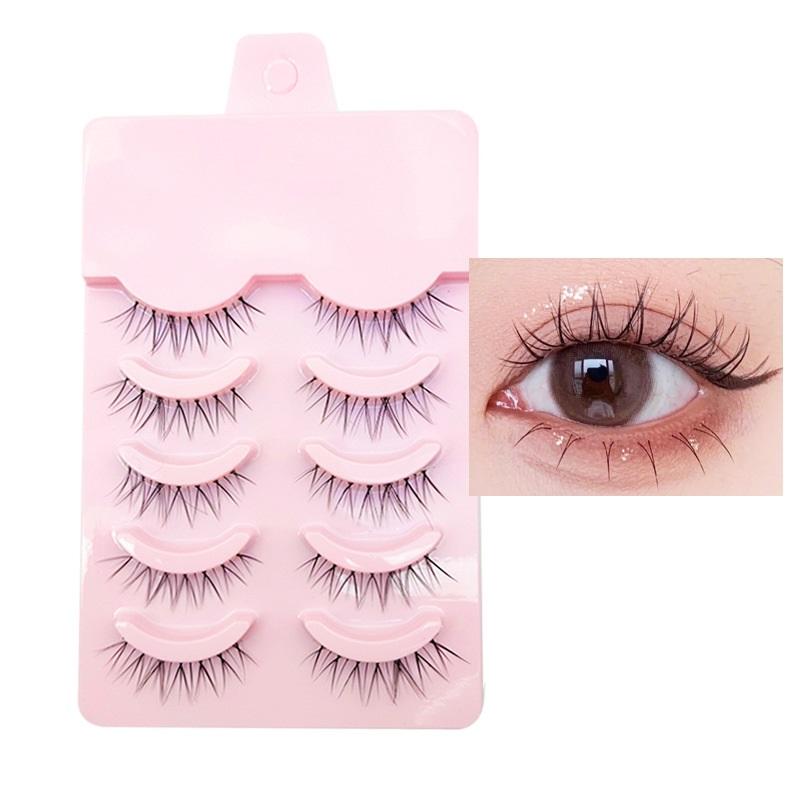 Manga Lashes Мягкие натуральные ресницы Густые накладные ресницы Manga Eyelashes Daily Dating Makeup Eyelashes Lashes Wispy