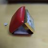 Used ORIENT Travel Clock ST180BZ Red (White Dice)