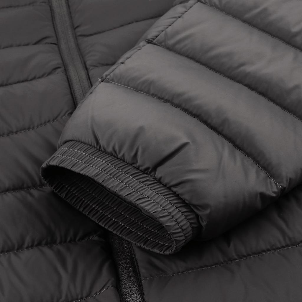 Armani Exchange FW25 Стеганая куртка с принтом логотипа и воротником-стойкой, теплая, мужская, верхняя одежда XM001919-AF16927-U8092