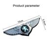 3D Wings Car Front Grille Emblem Rear Trunk Badge Sticker for Peugeot 206 107 208 306 307 308 408 508 2008 3008 4008 5008 RCZ