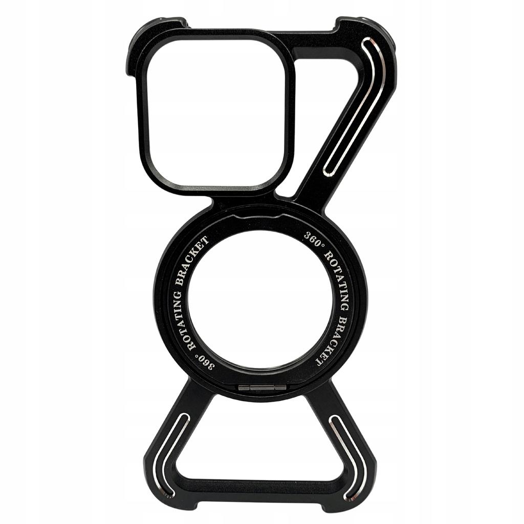 Case For Iphone 15 Pro Armored Magsafe Metal Case Titanium 360 Holder