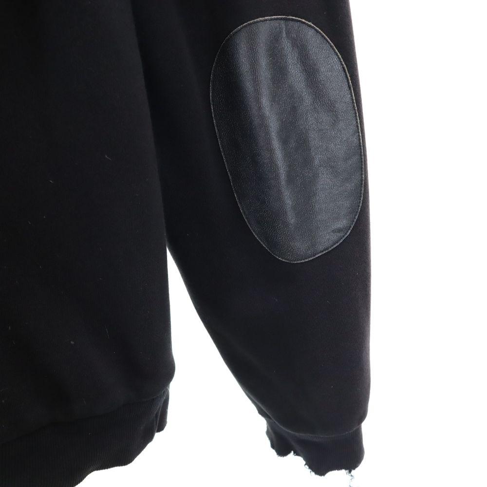 Armani Exchange Sweat Riders Jacket L Black With Thin Padding Men's Used