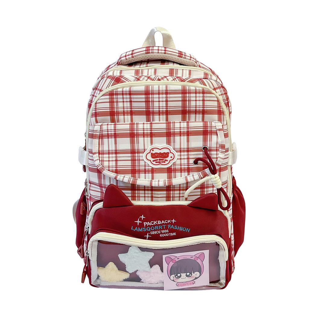 Schoolbag1011 new high-value junior high school students large-capacity schoolbag female high school students primary school students cute
