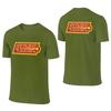 Junes Home Reversible Tshirt Foreststyle Fresh Seamless Splicing Tshirt