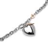 Olivia Burton Classic Knot Heart Silver Bracelet Women's (obj24100035)