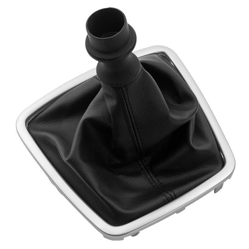 For Renault Laguna III MK3 2008-2015 Leather Gear Shift Knob Lever Shifter Gaiter Boot Case Collar Cover Car Accessories Interior Replacement Parts