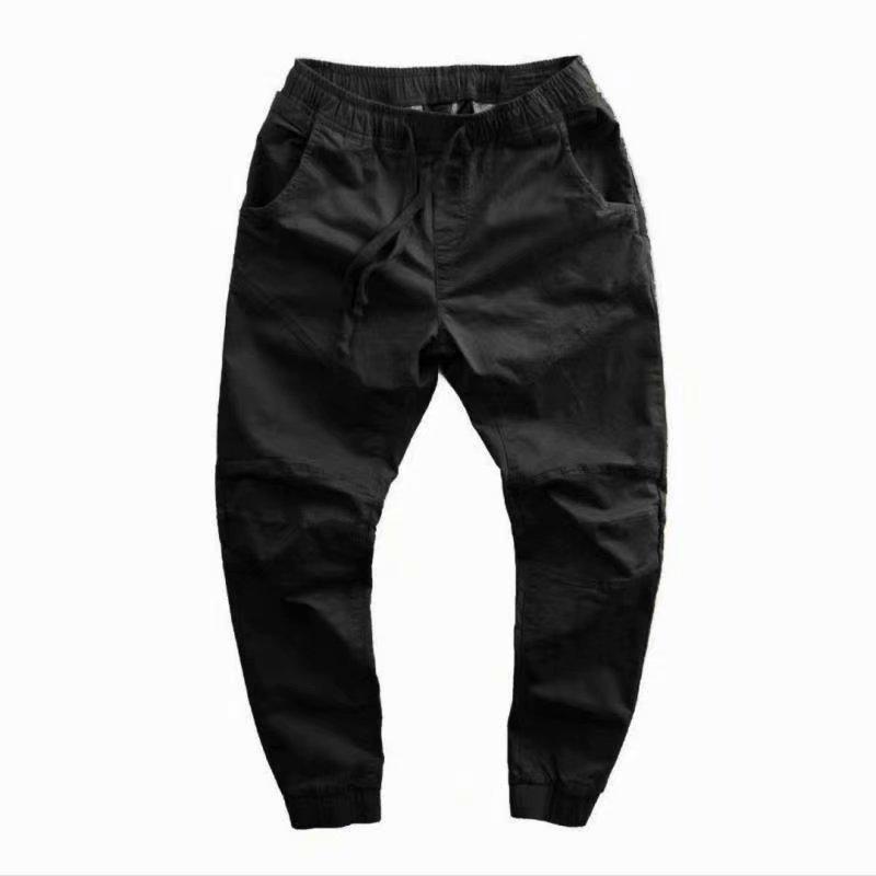 Мужской ретро японский повседневный хлопковый комбинезон с завязками и потертостями