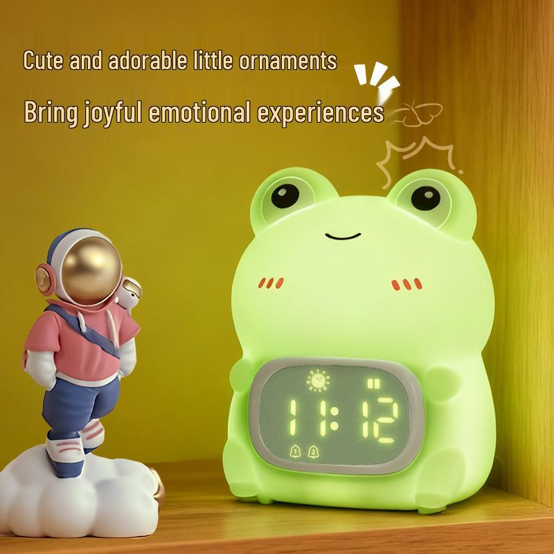 2026 Student Smart Alarm Clock with Night Light - Children's Bedside Electronic Clock for Girls