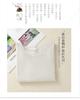 1116 simple literary round neck design sense hemp niche top women's middle sleeve loose and elegant retro T-shirt tide