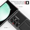 Для Samsung Galaxy S25 S24 S23 S22 S21 S20 Ultra S10 Plus FE S10e чехол роскошный PU кожаный встроенный держатель для карт противоударный задняя крышка
