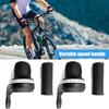 Bicycle Twist Shifter Set Simple Installation Lightweight 3/7 Speed Bike Shift Lever Non-Slip Bike Handle Bar Grips Kit