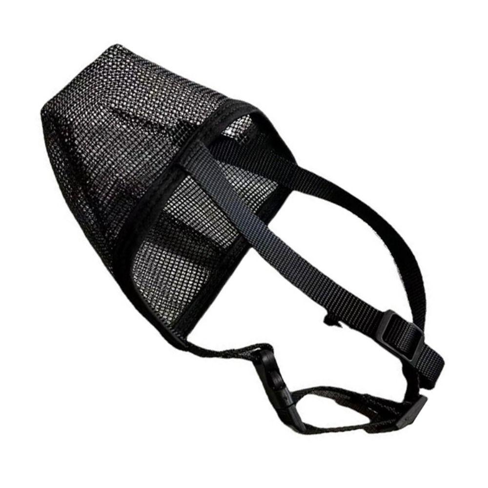 Adjustable Pet Dog Muzzles Breathable Dog Mesh Mouth Mask Dog Mouth Cover for Anti-eating