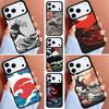 ЛЕТЯЩИЕ ЖУРАВЛИ МОРСКИЕ ВОЛНЫ Японское искусство Чехол для телефона для iPhone 16e 15 14 13 12 17 Pro Max Plus Air 17pro Чехол