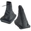 For OPEL CORSA C (01-06) TIGRA B (04-12) COMBO C(01-11) Car Gear Shift Knob Head Leather Gaiter Boot Cover Handbrake Case Collar