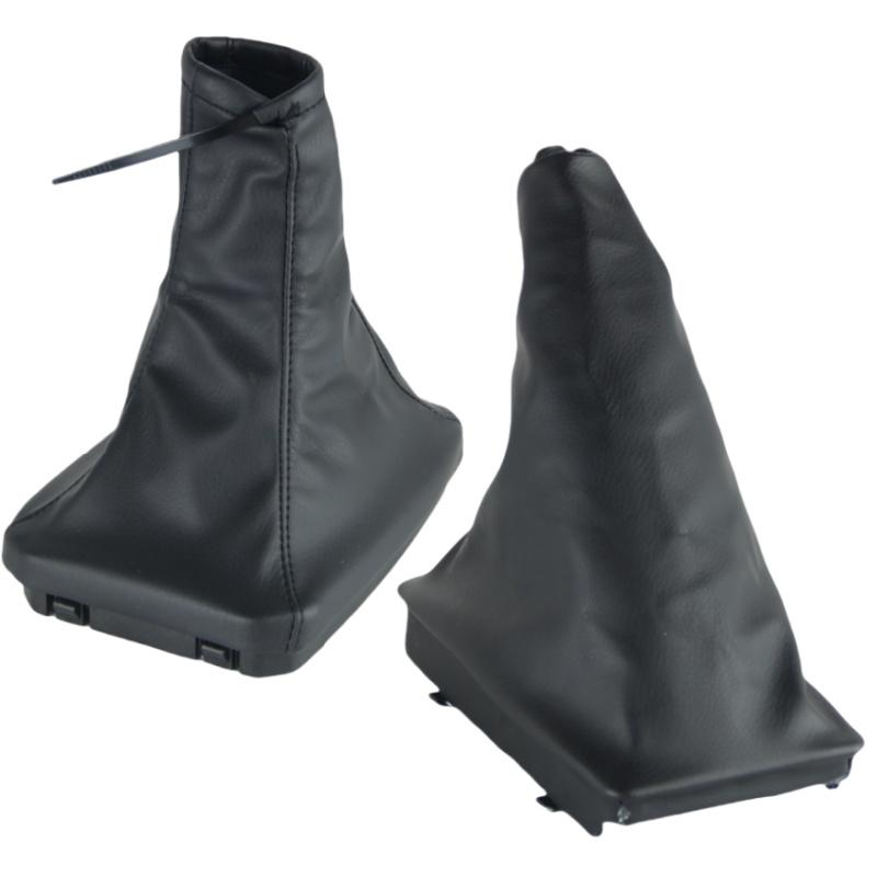 For OPEL CORSA C (01-06) TIGRA B (04-12) COMBO C(01-11) Car Gear Shift Knob Head Leather Gaiter Boot Cover Handbrake Case Collar