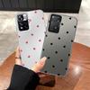 Мягкий чехол для телефона Xiaomi Redmi Note 10s 11s 12 13 14 Pro Plus 10 11 Pro Черный Сердце
