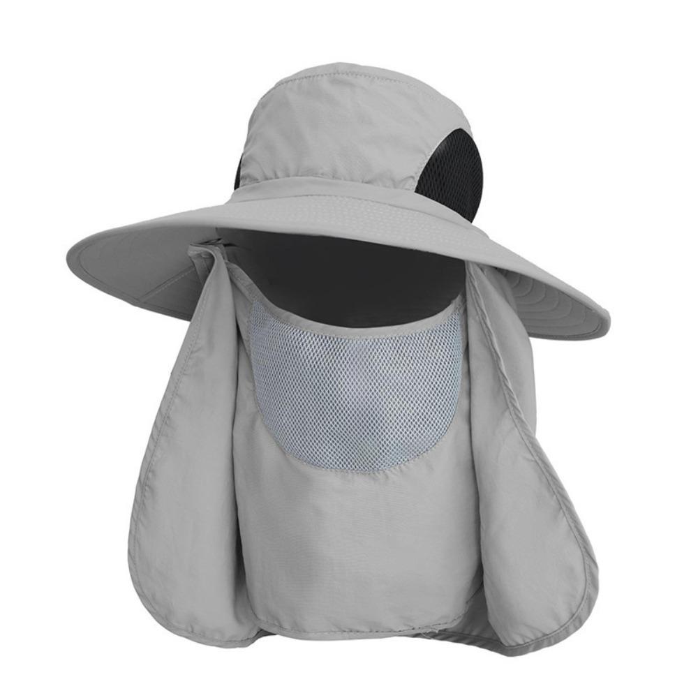 Water Resistant Outdoor Sun Hat Detachable Wide Brim Hat New Fishing Bucket Hat Travel