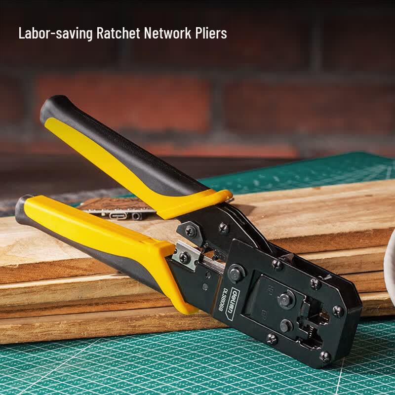 Deli Ratchet Network Cable Crimper 6P/8P