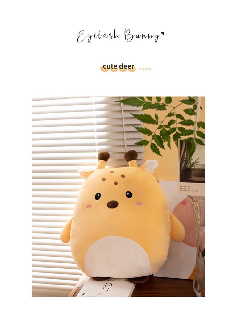 Мультяшная плюшевая кукла-подушка Ins: Подушка с изображением динозавра и льва и одеялом