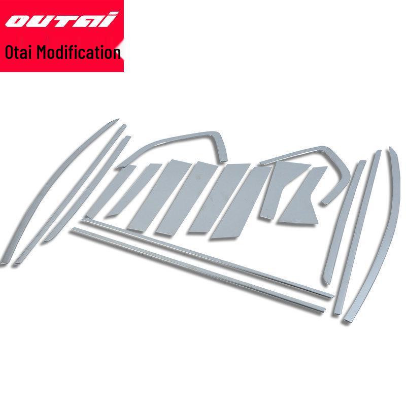 Stainless Steel Decorative Window Trim for 2014-2018 Fit Models