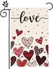 Happy Valentine's Day Love Heart Tree Garden ag 12x18 inch Home Outdoor Yard Lawn Garden ag Decoration -B EEJ UUN