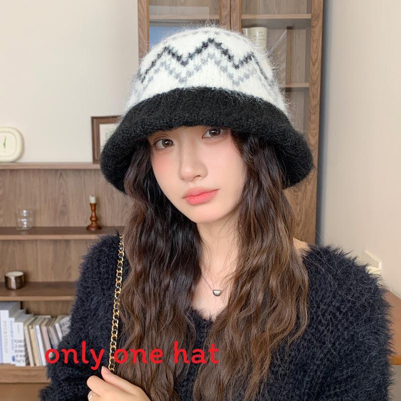 Winter Knit Bucket Hat For Women With Windproof Warmth And Casual Style