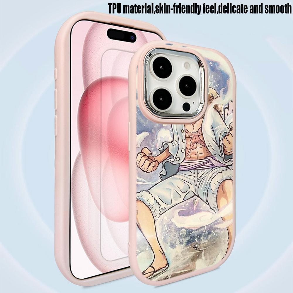 Чехлы для телефонов Ae92 One Piece Luffy Gear 5 для Samsung A13 A32 A53 A04 A54 S23 S24 Ultra Infinix Hot 40 Huawei P30 Pro с металлической защитной задней крышкой для камеры