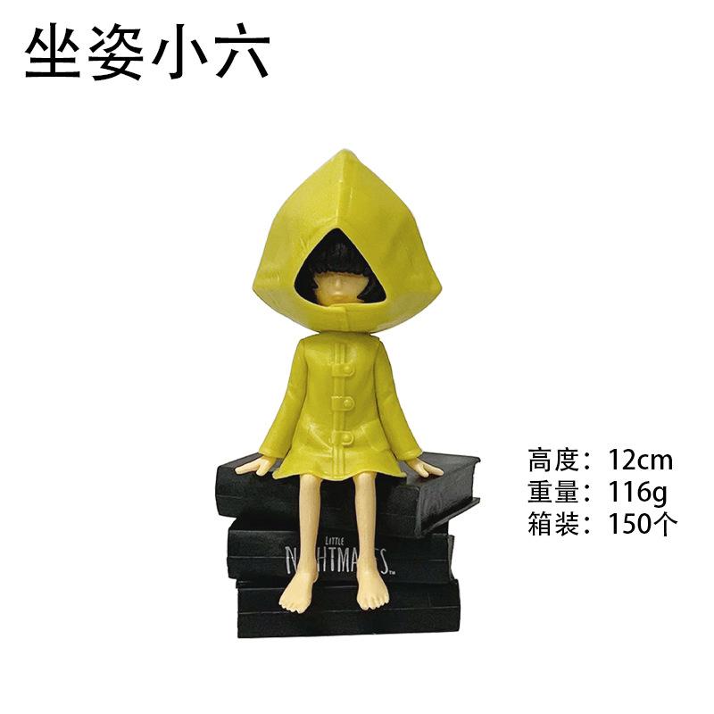 Горячая Игра Gk Little Nightmares Аниме Фигурка Six Фигурка Mono Экшн-фигурка Аниме Игра ПВХ Экшн-фигурка Коллекционная Модель Кукла