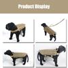 FGJ Molle Dog Training Vest Outdoor Dog Clothes Adjustable Trainning Clothes 600D Nylon Fabric