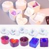 Silicone Candle Jar Christmas Gift Storage Box Mold Heat Resistant Jewelry Container with Lid Mould Home Organization