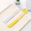 Металлическая линейка для закладок, мультяшная форма, очаровательная, высокая прочность, не легко деформируется, измерительная шкала, линейка, школьные принадлежности