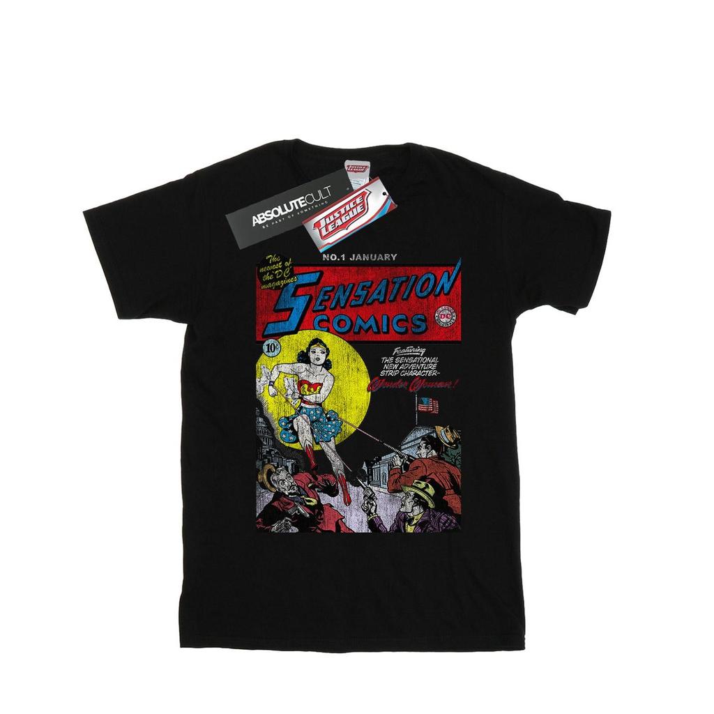 DC Comics Mens Wonder Woman Sensation Comics Issue 1 Cover T-Shirt