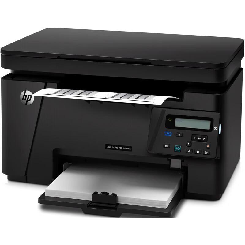 HP M126nw Plus Wireless Black & White Laser Multifunction Printer CN plug (adapter included)