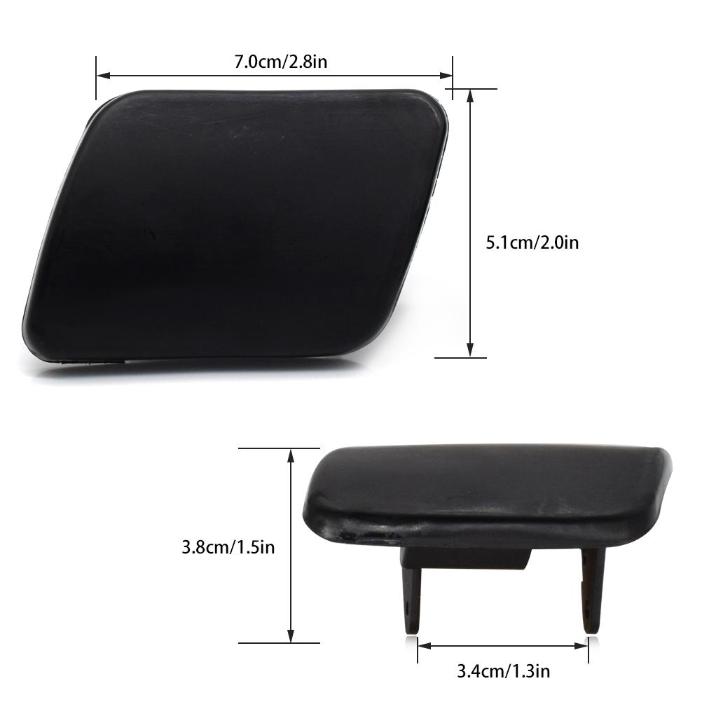 2 шт., насадка для омывателя фар, форсунка, крышки, передний бампер для VW GOLF Mk4 1997-2006 1J0955110A, Стайлинг автомобиля