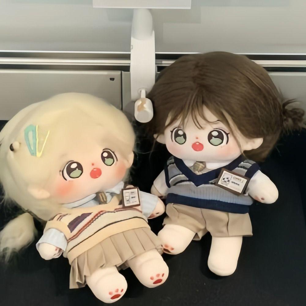 Одежда для кукол из хлопка Почтальон Униформа Без атрибутов Одежда для кукол Мягкая одежда для кукол Аксессуары для кукол