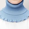 Decoration Accessories Ruffle Female Wool Scarf Korean Style Scarves Knitted Bib Fake Collar