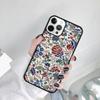 Хохломский русский узор Цветок Чехол для телефона для iPhone 17 Air 15 16 14 11 12 13 Pro MAX Plus