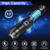 High Power LED Flashlight Rechargeable 5 Mode Aluminum Alloy Telescopic Zoom Torch Tactical Lamp for Outdoor Camping Fishing