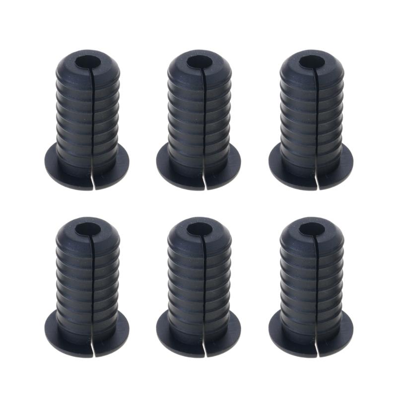 6Pcs Rubber Cable Routing Kits Protective Sleeve Furniture Wall Hole Bushing Wall Grommets for Cables Easy To Use