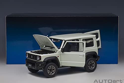 AUTOart 1/18 Scale Suzuki Jimny Sierra (JB74) White Pearl Finished Model 78511