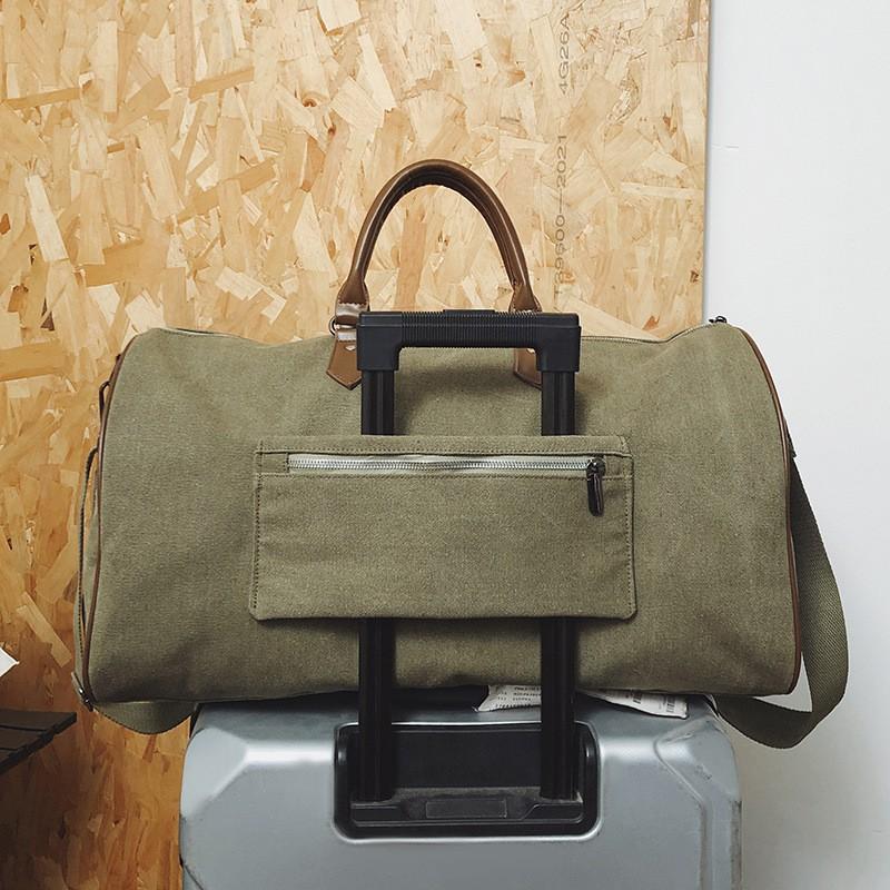 Waterproof Dry Wet Separation Travel Gym Bag Canvas Shoulder Duffel Men Women Outdoor Fitness Camping