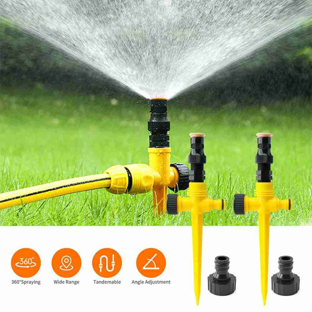 Supplies Automatic Watering 360 Rotating Watering Spray Hose Lawn Irrigation Garden Sprinklers