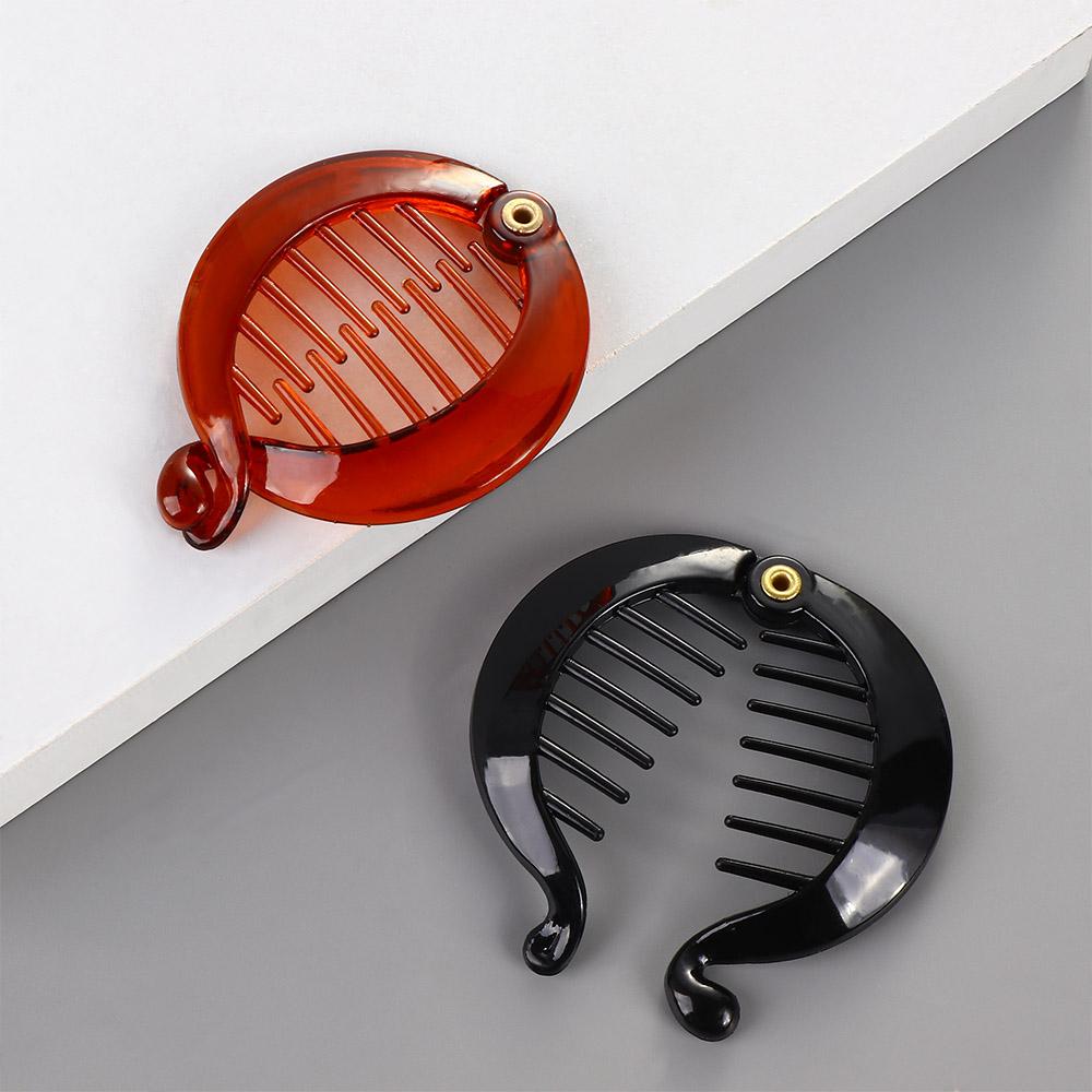 Elegant DIY Banana Clips Fish Shape Rhinestone Women Hair Claws Hair Clips Hairpins Fish Clip