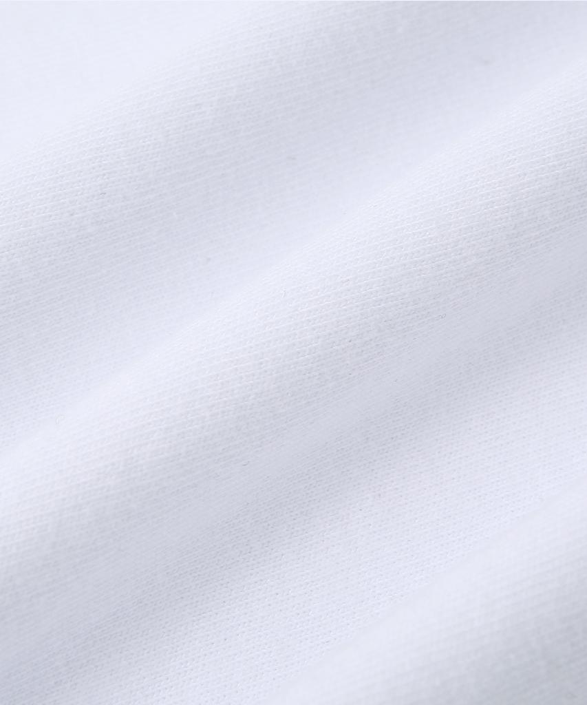 DOLPHIN WAVE APPAREL Белая футболка с коротким рукавом и многослойным арочным логотипом