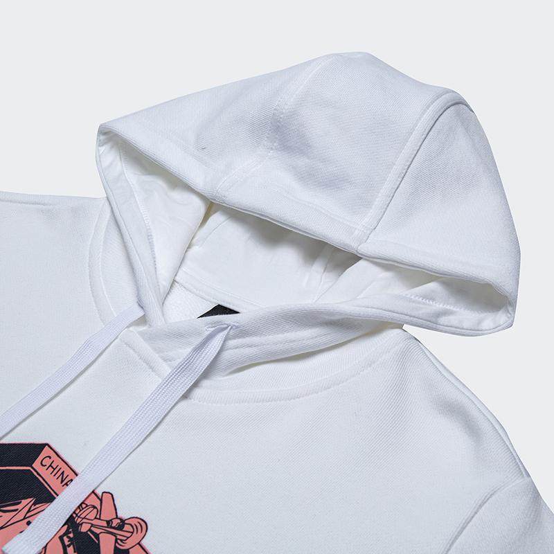 Adidas Китайские игрушки с капюшоном для мужчин, белые топы GS7690