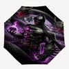 1pc Batman Dragon Automatic Folding Umbrella - Compact 8-Rib Design, Durable Plastic & Iron1249L