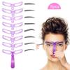 (Nikita) 8 Styles Eyebrow Shaping Stencils Grooming Shaper Template Makeup Tool Kit