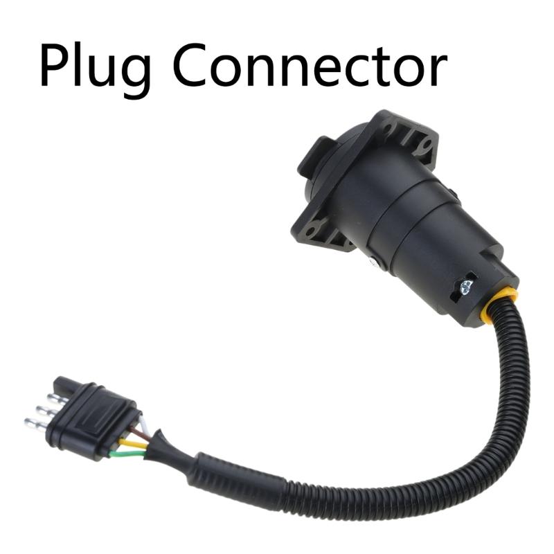 Trailer Circuit Connecting Tool 4-Way Flat Truck to 7-Way Blade for RV Motorhome