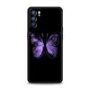 Butterfly Phone Case For Oppo Find X5 A54 A53 A52 A9 2020 A15 A95 A16 A76 A74 A12 Reno7 SE Reno6 Pro Plus 5G Soft Black Cover
